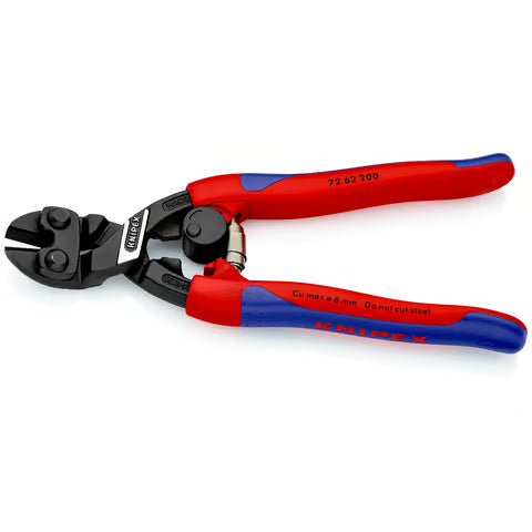 KNIPEX High Leverage Flush Cutter for Soft Metal & Plastic, 200mm