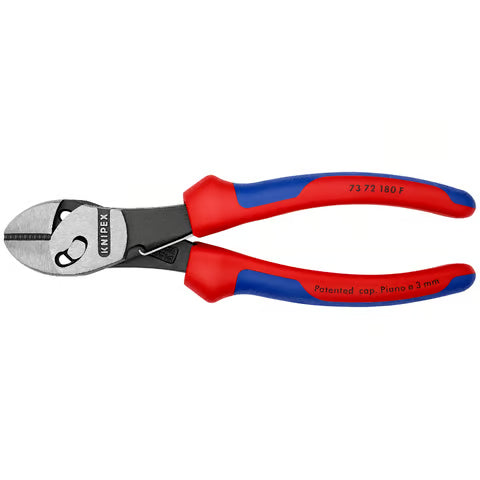 KNIPEX TwinForce Diagonal Cutting Pliers, 180mm