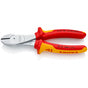 KNIPEX High Leverage Diagonal Cutting Pliers (VDE), 180mm