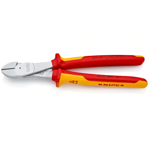 KNIPEX High Leverage Diagonal Cutting Pliers (VDE), 250mm