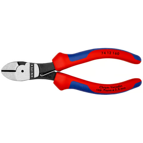 KNIPEX High Leverage Diagonal Cutting Pliers, 160mm