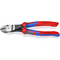 KNIPEX High Leverage Diagonal Cutting Pliers, Bent, 200mm
