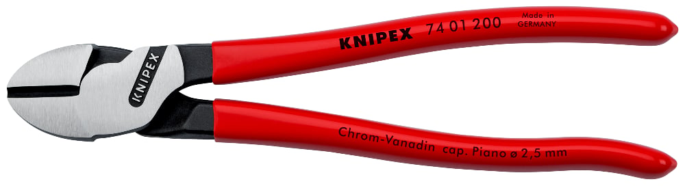KNIPEX Pliers Diag Cut 200mm Hi/Lever Plas