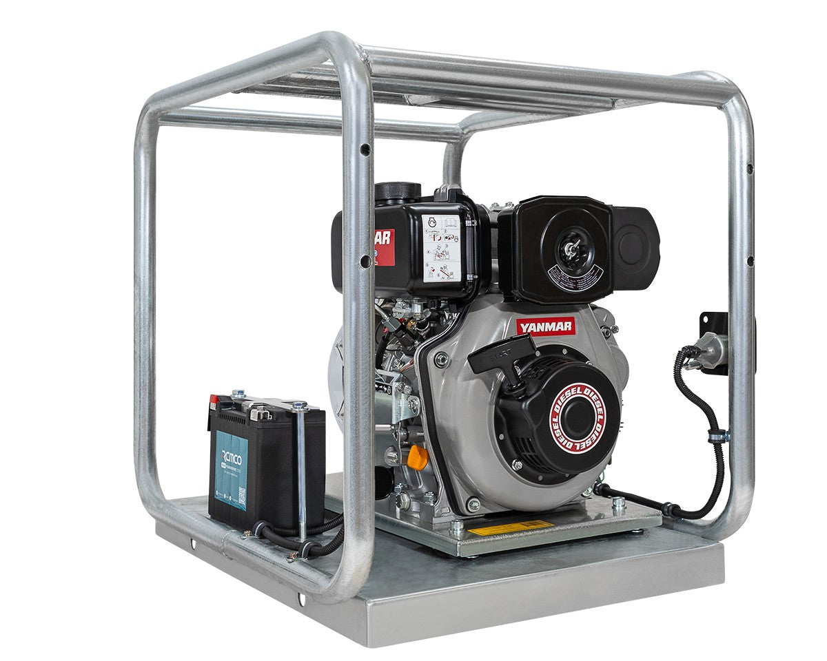 BE 2" Fire Fighting Pump, 400 L/min - Yanmar 4.8hp, Electric | HD20480-YEJMP