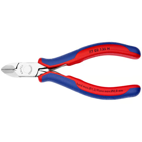 KNIPEX Electronics Diagonal Cutting Pliers for Hard Wire, 135mm