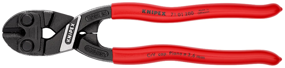 KNIPEX Mini Bolt Cutter 200mm Hi/Lever Plas