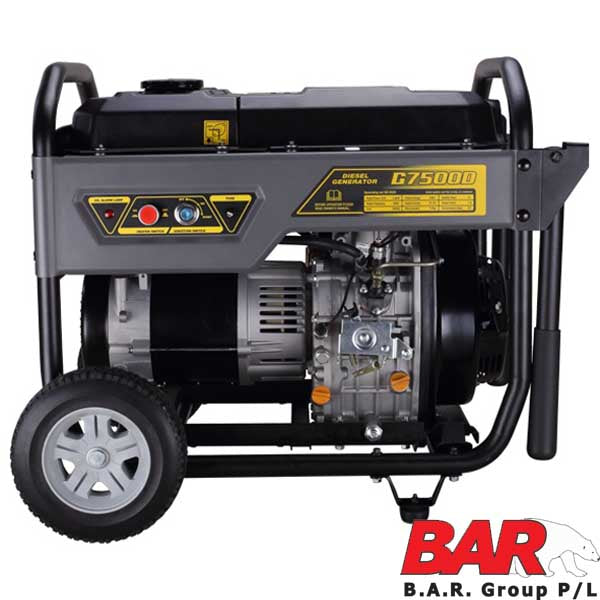 BE 5,500W Diesel Generator | G7500D-LER1