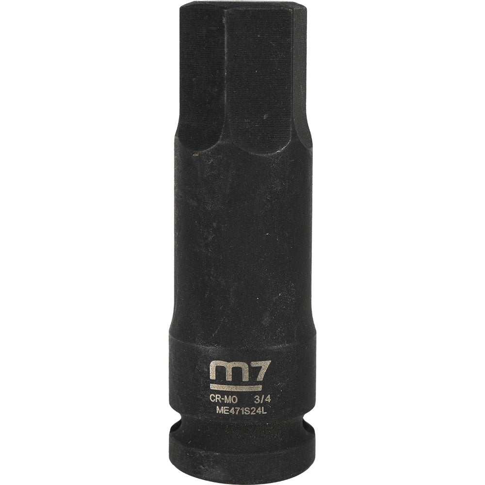 M7 Impact In Hex Socket, 1/2in Drive, 3/4in