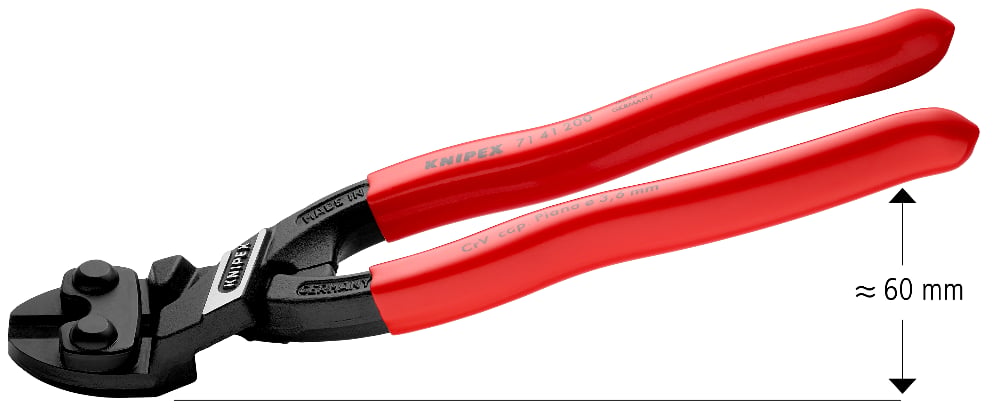 KNIPEX CoBolt Compact Bolt Cutter, 200mm