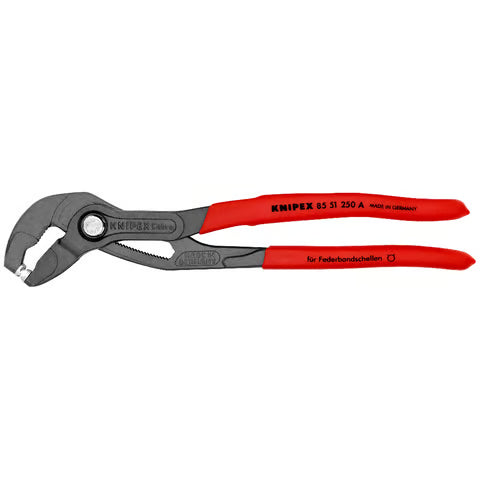 KNIPEX Pliers Hose Clamp 250mm Spring Plas Grip