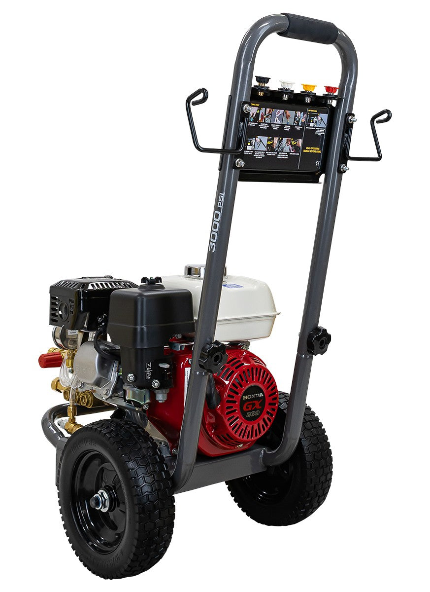 BE 3,000 PSI Petrol Pressure Washer - Honda GX200, Comet Pump | BAR3065C-H