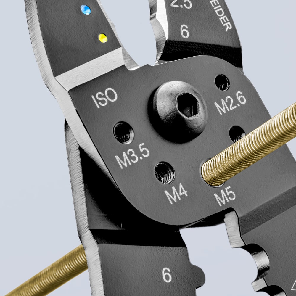 KNIPEX Crimping Pliers 240mm for Insulated Terminals & Connectors