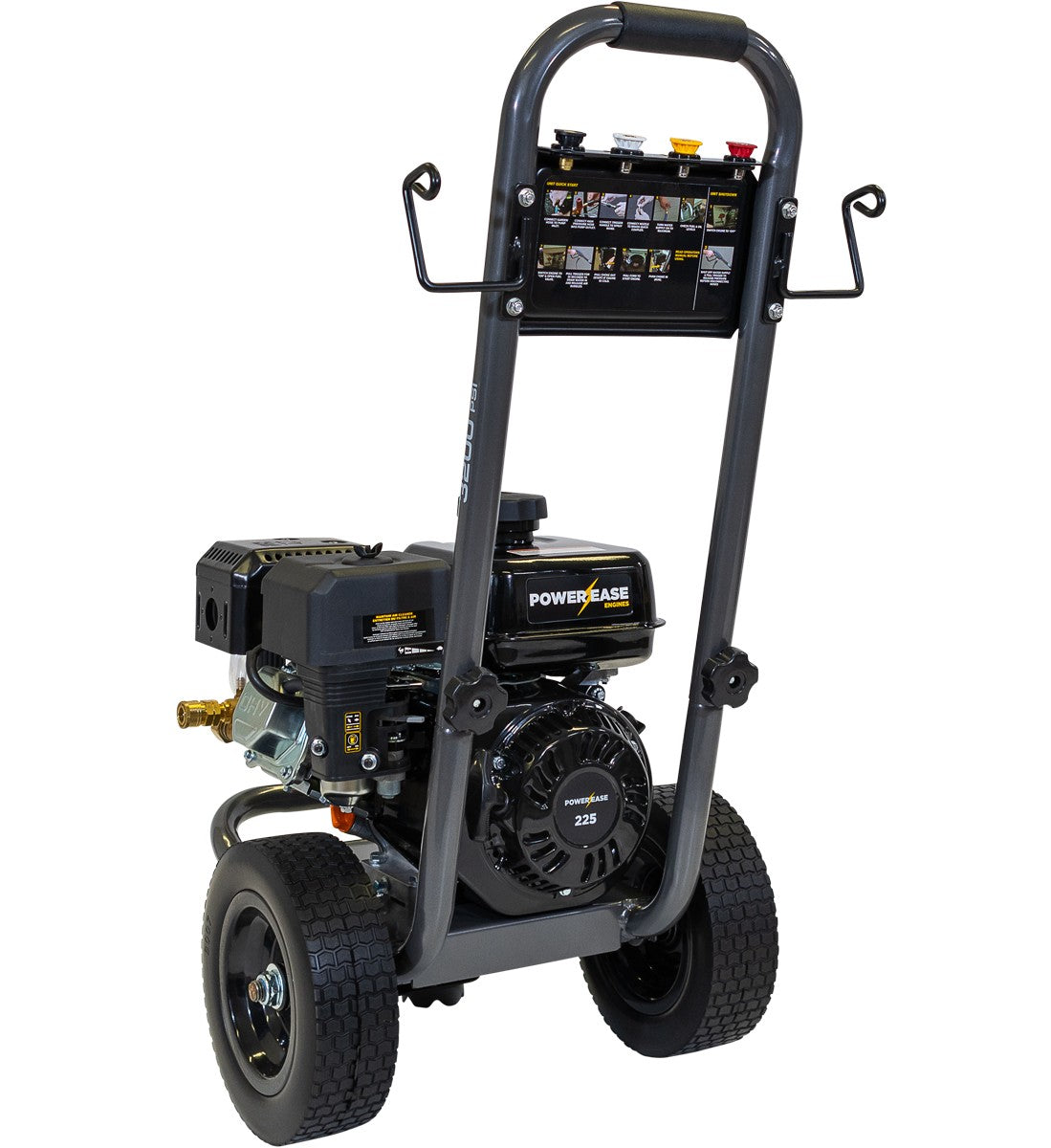 BE 3,200 PSI Petrol Pressure Washer - Powerease R225, 11.3 L/min | BAR3270A-R