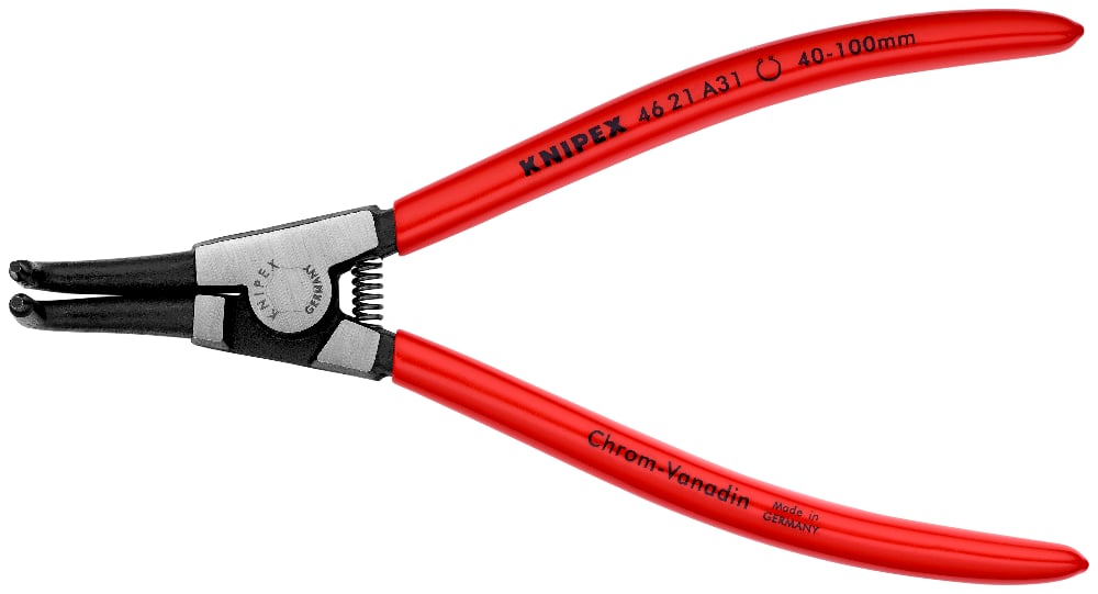 KNIPEX Pliers Circlip 40-100mm Ext Bent 200mm