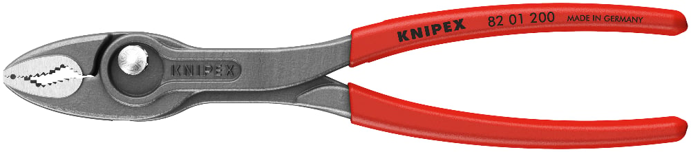 KNIPEX Pliers, TwinGrip Slip Joint, 200mm