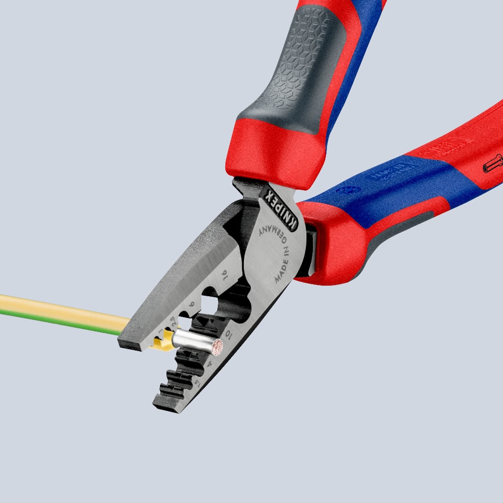 KNIPEX Crimping Pliers 180mm for Wire Ferrules