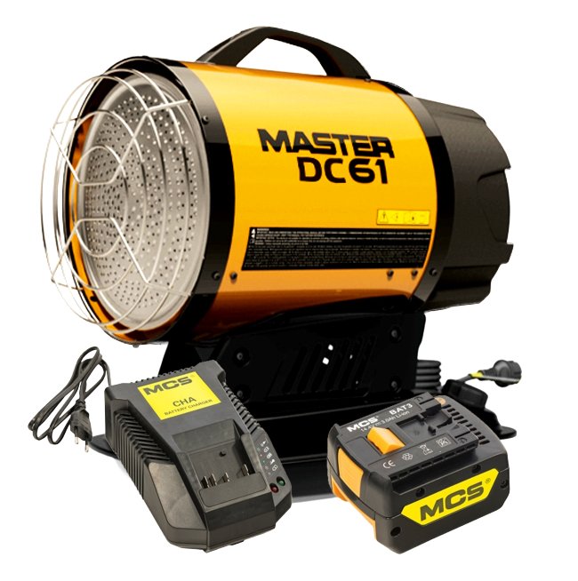 Master 17kW Diesel Radiant Heater - 58,000 BTU, Li-Ion | DC61
