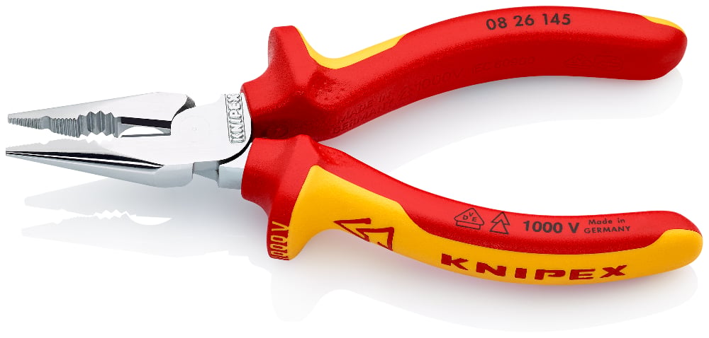 KNIPEX Needle Nose Combination Pliers 145mm 1000V VDE