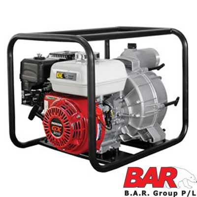 BE 2" Semi-Trash Pump, 550 L/min - Honda 6.5hp, Recoil | TPS2065-H