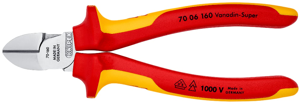 KNIPEX Diagonal Cutting Pliers160mm 1000V VDE