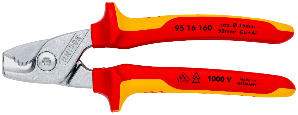 KNIPEX StepCut Cable Shears 160mm 1000V VDE