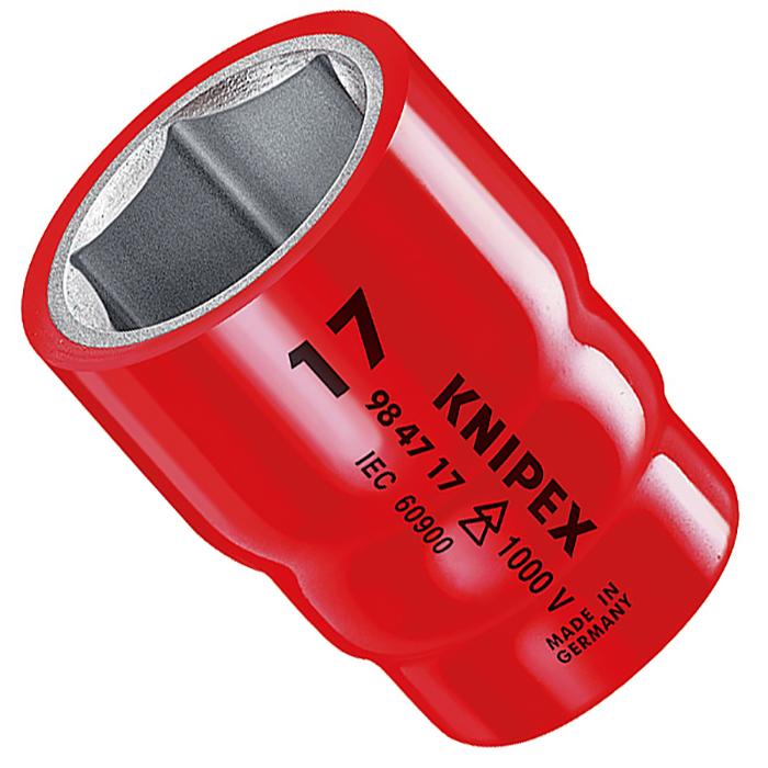 KNIPEX 1/2" Dr Insulated Socket 24mm 1000 VDE