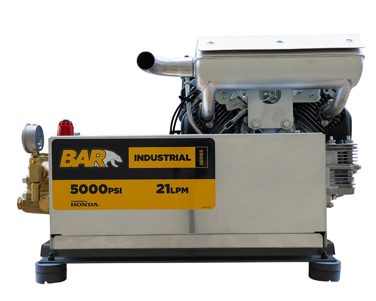BE 5,000 PSI Petrol Pressure Washer - Honda GX690, Interpump | BAR5027P-HEB