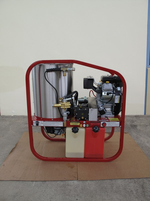 BE 3,000 PSI Hot Water Petrol Pressure Washer - Briggs Vanguard Twin | HOT3014P-VE