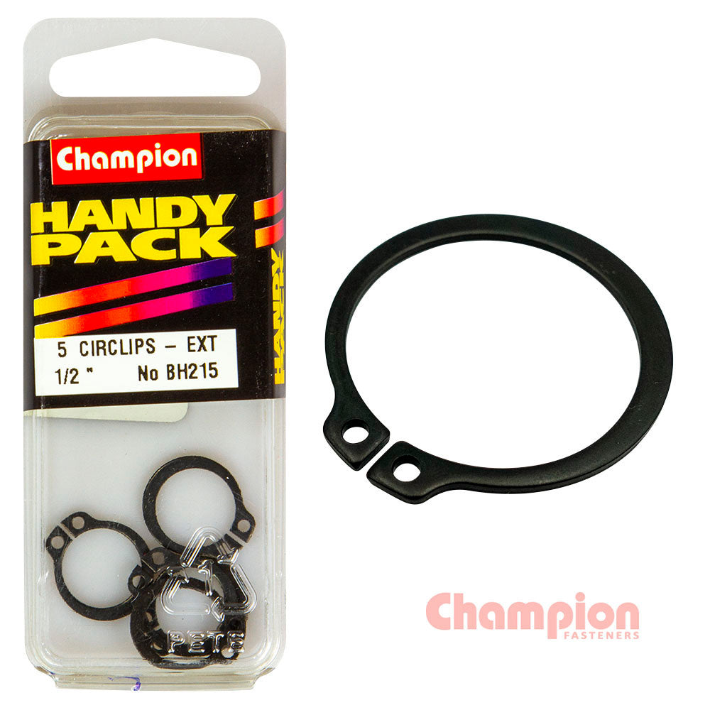 Champion Circlips-External Shaft-1/2in (STW13)