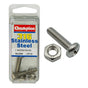 Champion Machine Screws Pan Phillips SS M6 x 30mm 316/A4-4pk