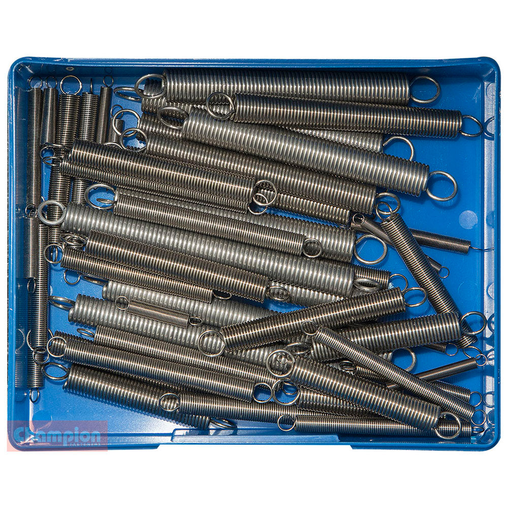 Champion 48pc Extension Spring Assortment – S/Steel