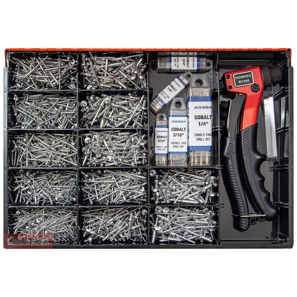 Champion 1175pc Aluminium Blind Rivet Master Kit