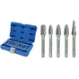 Holemaker 5pc Carbide Burr Set-3/8&5/16in Headx1/4in AC/DC