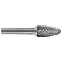 Holemaker Carbide Burr 5/8x1inx1/4in Tree Radius End DC