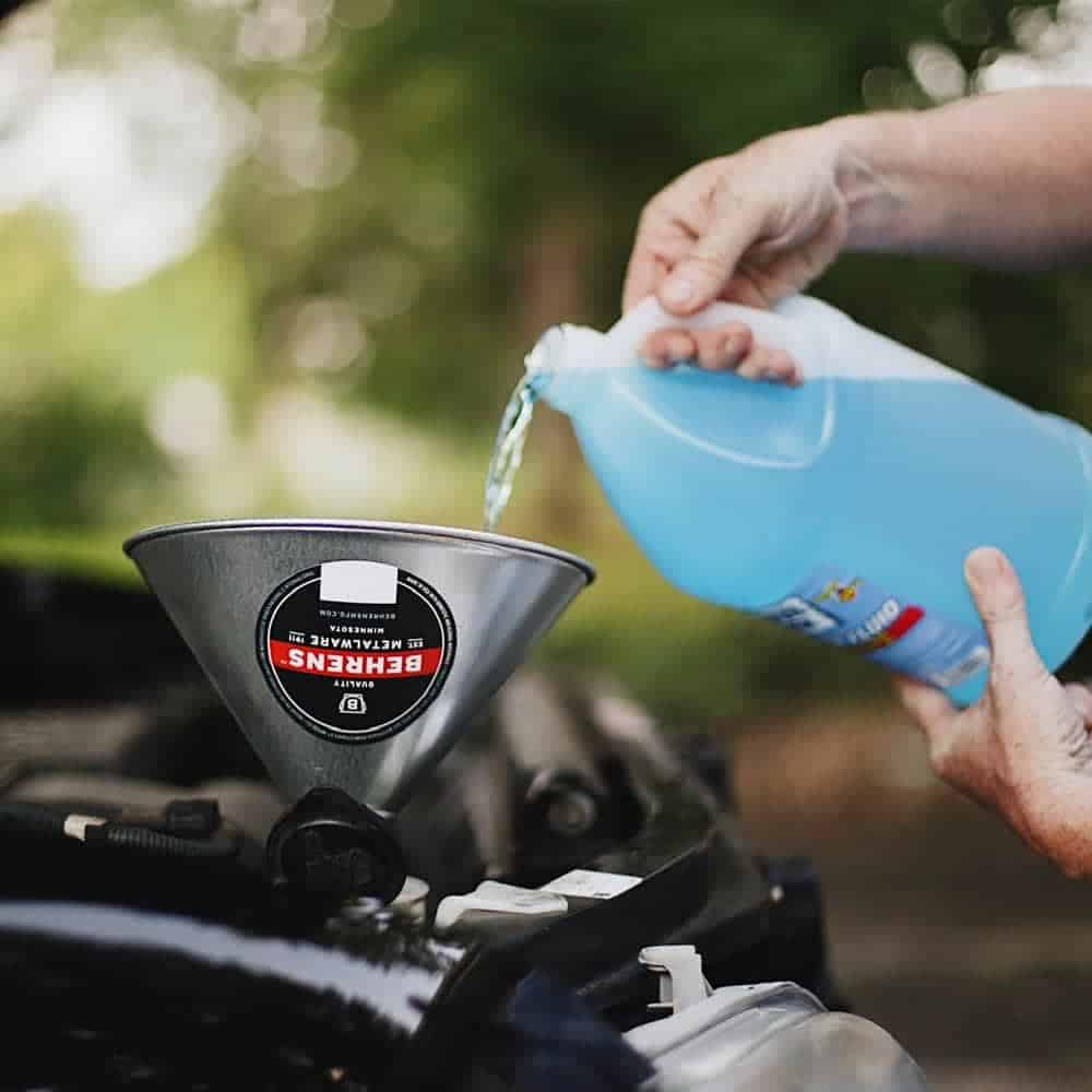 1 Quart (946ml) Galvanized Steel 14″ Flex Spout Funnel