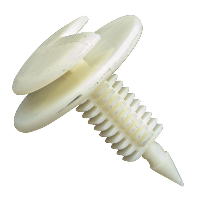 GTi Trim Clip White 24mm x 6.6-7.5mm Hole