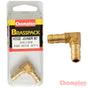 Champion Hose Joiner 90 deg Barb Elbow Brass 5/16-5/16