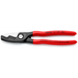 KNIPEX Shears Cable, Twin Cutting Edge, Plastic Coated, 200mm