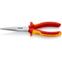 KNIPEX Pliers Chain Nose 200mm Side Cut VDE