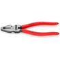 KNIPEX Pliers, Combination High Leverage, Plastic Coated, 180mm