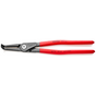 KNIPEX Pliers, Precision Internal Circlip Bent, 85 - 140 mm Ø, 305mm
