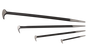 T&E 4 Piece Roll Head Pry Bar Set (Lady Foot Type)