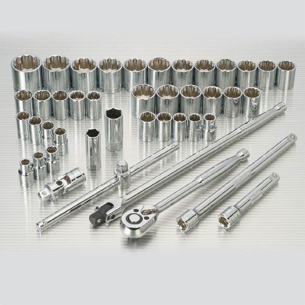 Powerbuilt 1/2” Dr 44pc Combination Socket Set