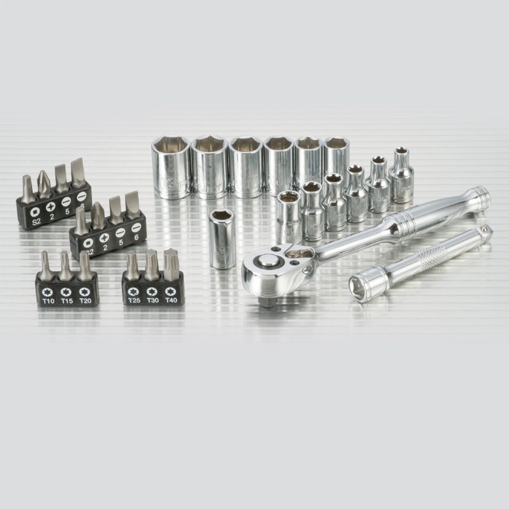 Powerbuilt 1/4” Dr 30pc Metric Socket Set
