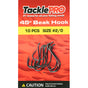 TacklePro 45deg. Beak Hook #2/0 - 10pc