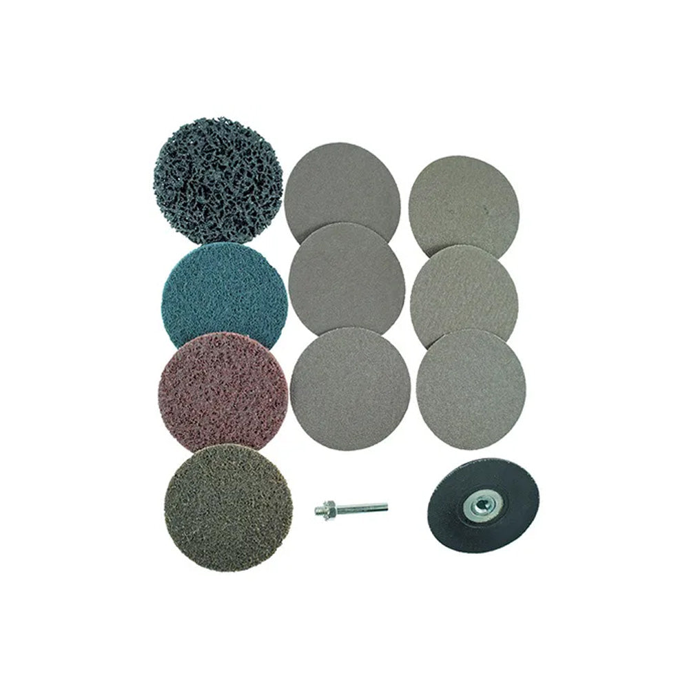 M7 3in Surface Sanding Disc Kit 12pc - Blisters Pack