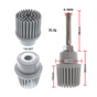 1Inch 25mm Gray Bristle Disc P120