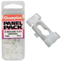 Champion Universal Moulding Clip White -10pk**