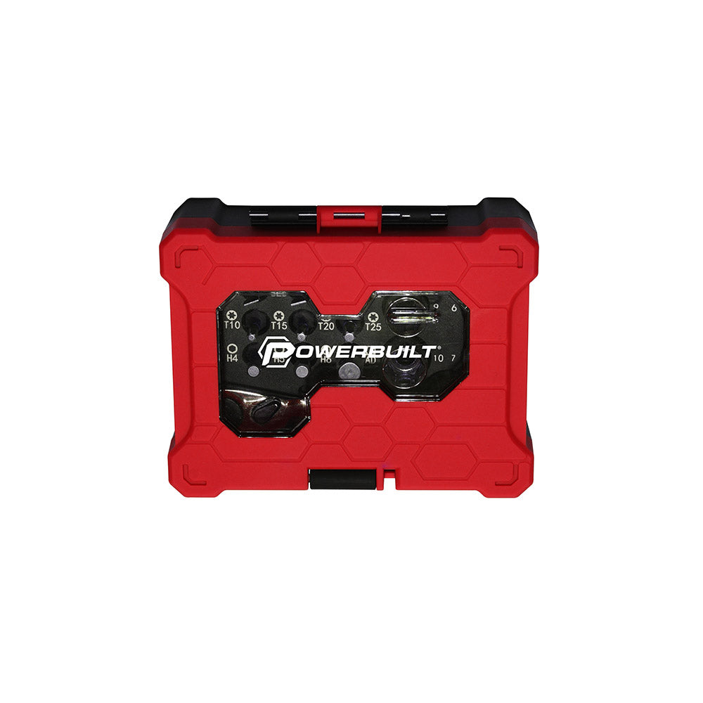 Powerbuilt 1/4in Dr 23pc Metric Socket & Bit Set