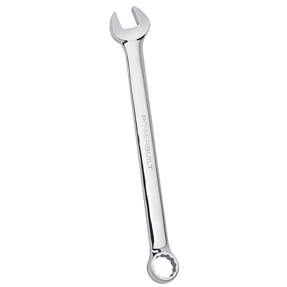 Powerbuilt 1-1/4in Ring and Open End Spanner - Mirror Polished